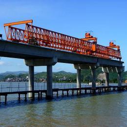 China 100t-30m span Truss Type Bridge Launcher Girder Crane for sale