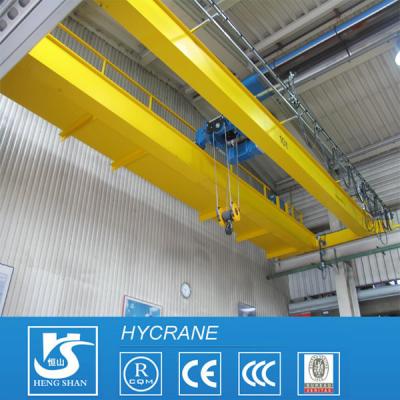 China 10t lh model hoisting bridge crane price double girder crane with double hook price for sale