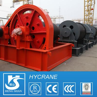 China Mining Area Single/Double Drum Wire Rope Crane Electric Winch for sale