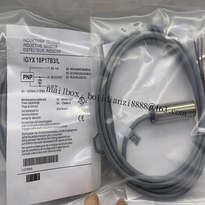 China Position sensor available in all-new IGYX stock 08P37B3/L 08P17B3/L 12N37B3/S14L 18N17B3/S14L inductive proximity switch for sale