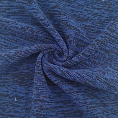 China Knit Brushed Fabric Firm 100%Polyester Sportswear Fabric Velvet Foil for sale