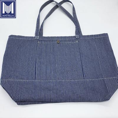 China Custom Logo Print Denim Hand Bags Vintage Reusable Wholesale Luxury Women's Tote Shoulder Bag For Travel for sale