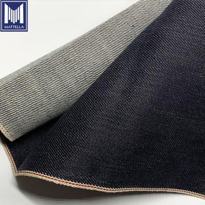 China Heavyweight 21oz Shrink-Resistant 100% Super Japanese Raw Cotton Selvedge Denim Material For Men's Jeans for sale