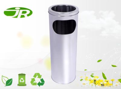 China Standing Stainless Steel Ashtray Bin Stainless Steel Dustbin For Lobby Anti - Corrosion for sale