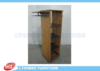 China Garment Pants Selling Gondola Display Stands / Bamboo Wood Gondola Display for sale