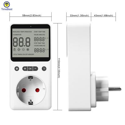 Cina Smart Digital Fireproof Microcomputer PC Thermostat Temperature Controller Switch High Accuracy Incubation in vendita