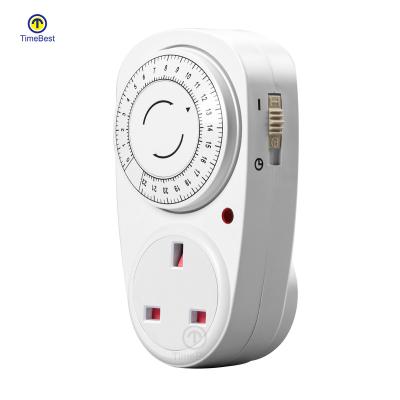 China Customized Wholesale Residential / Multipurpose Design National 22 Hour Mechanical Countdown Switch Off Delay Timer China Plug With Plug for sale