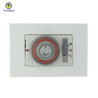 China Automatic Timing Control Machines Israel Built in Wall Timer Switch 24 Hours Mechanical Timer Module for sale