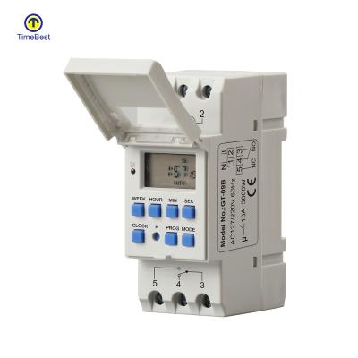 China Indoor Appliances Digital Customization 16A 24 Hour 110 Volt 240 Volt Time Switch Digital Timer Programmable Switch à venda