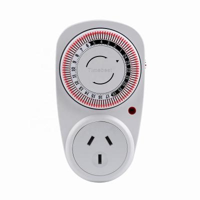 Chine Indoor Appliances 24 Hours Small Timer Cheap Mechanical Timer With Switch à vendre