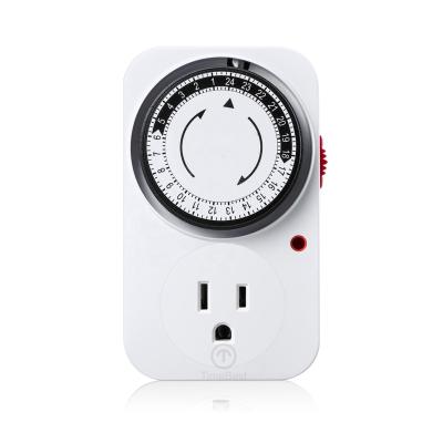 China Hot Selling Backup Energy Made In China 24 Hours Timer Mechanical Socket Manual for sale