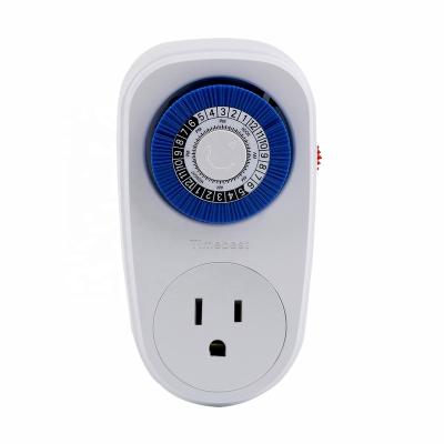 China Flame Retardant PC 24 Hours Cyclic Mini Type Mechanical Timer for sale