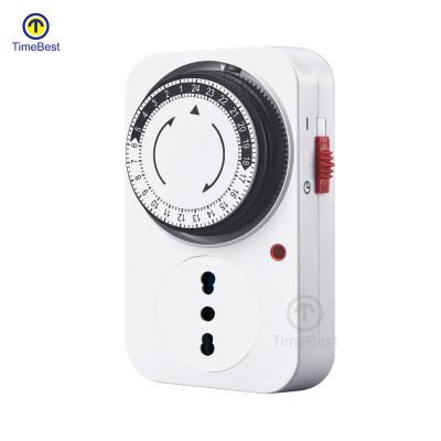 Κίνα Good Quality 16A Household Appliances 24 Hours Mini Countdown Mechanicall Timer προς πώληση