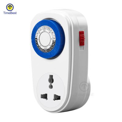 China PC Flame Retardant Timer Mechanical Electrical Mini Mechanical Timer for sale