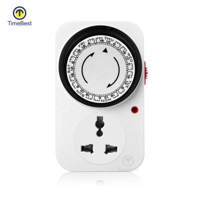 China Household Appliances 220V 16A Timer Switch Smart Countdown Time Programmable Mechanical Socket for sale