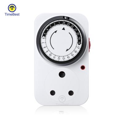 Китай Home Appliances Mechanical Timer Socket 24 Hours Universal Timer Socket Outlet Programmable Timer Switch продается