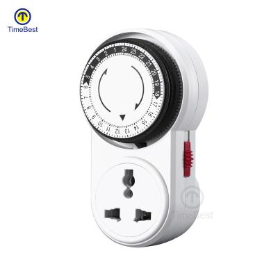 中国 Save Energy 24 Hours Plug In Socket Daily Clock Timer Switch 販売のため