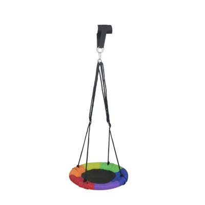 China Modern Playground Canvas Outdoor Internet Celebrities Colorful Around The Outdoor Swing for sale