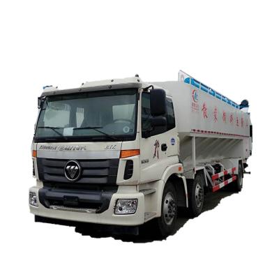 China Outdoor hydraulic feed truck for pig feed and chicken feed transportation for sale