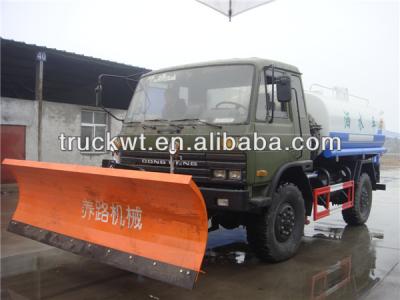 China Dongfeng carbon steel 4x4 off road snow removal truck for sale for sale