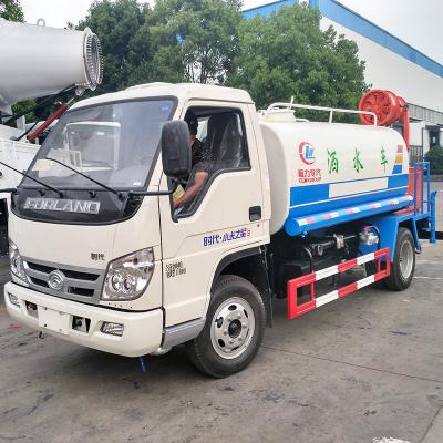 China Hot Selling Carbon Steel Q235 5000 Liters Mining Industry Hose 4x2 Water Tank Truck for sale