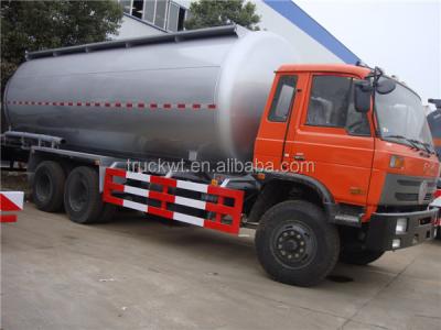 China Dongfeng Carbon Steel 33 Ton Dry Bulk Cement Powder Tanker Truck for sale