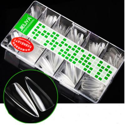 China 500pcs Box Design 500pcs Natural False French Acrylic Nail Art Tips DHL JIN DIY FEDEX Full Cover Color Artificial Nail Tip for sale