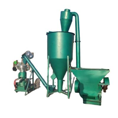 China Complete Poultry Farm Wood Pellet Production Line Biomass Fuel Wood Pellet Press Making Line Mobile Pellet Plant Production Line for sale