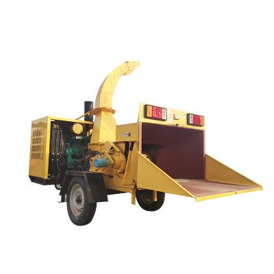 China Cutting Forestry Wood Log Scrap Wood Chipper Shaving Shredder Crushing Cutting Machine 700-1000kg/h Gasoline Branch Wood Chipper for sale