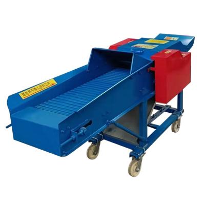 China Fine branches dry and wet grass cutter straw processing crushing machine hay cutting straw fodder chopper machine straw bale shredder for sale