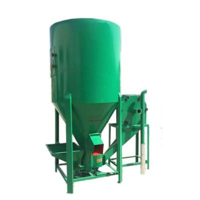 China Livestock Farm Ready To ShipIn China 1ton 1000kg Manufacturer Commercial Livestock Feed Mixer Running Fast Grinder for sale