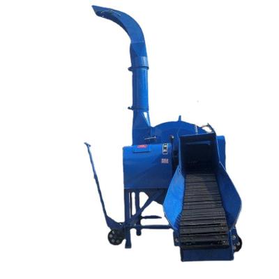 China Straw Crusher For Cow Horse Feeding Chaff Cutter Thin Branches Kenya Palm Leaf Shredder for sale