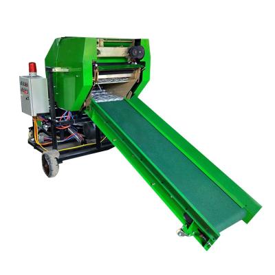 China Automatic mini silage baler corn round silage packing machine hay straw baler silage baler machine for sale for sale