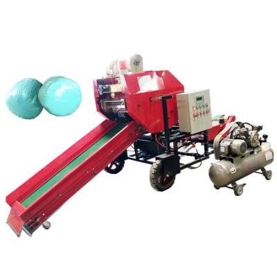 China mini silage baler silage packing and wrapping machine,grass hay rice straw baler bundle machine for sale for sale