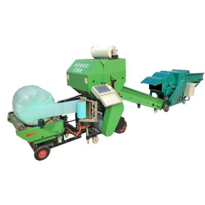 China Automatic silage baler baler packing machine, rice straw hay grass packing machine for sale for sale