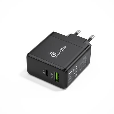 Китай Mobile Phone 2-Port QC3.0+Type-C USB Wall Charger 38W USB Mobile Phone Charger продается