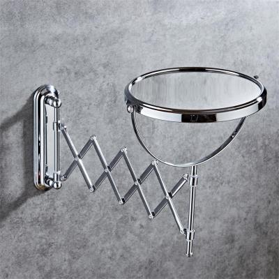 China Modern Wall Mounted Double Sided Folding Bathroom Mirror 3 X Makeup Mirror for sale