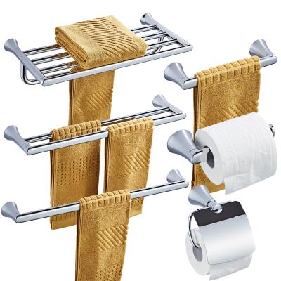 China Fashion Good Quality Stainless Steel Chrome Chrome Towel Rack Bathroom Accessories for sale