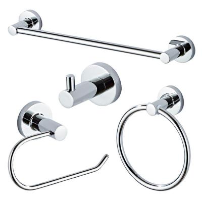 China Modern Bathroom Accessories Chrome Bathroom Towel Bars Bathroom Corner Towel Holder for sale