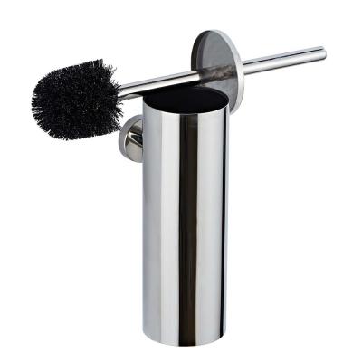 China Modern Wall Mounted Chrome Toilet Brush Holder Stainless Steel Toilet Brush Bathroom Accessories for sale