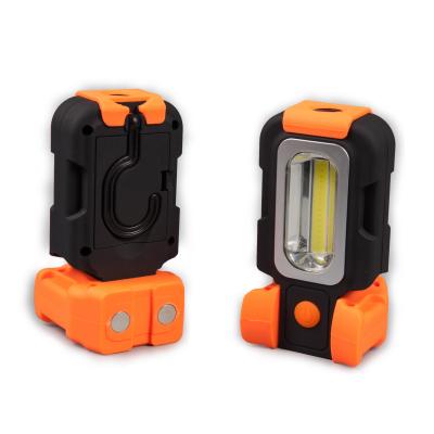 China Foldable Magnetic Camping COB LED Work Light CE ROHS 360 Degree 3W With Rotatable Hook for sale