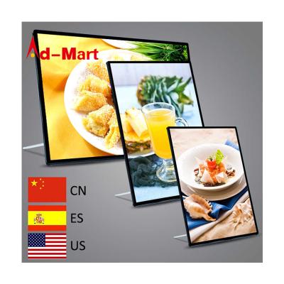 China Unique design makes it easy to graphics changing restaurants menu LED light box advertising poster view illumination billboard sale product LED light box wide range if use for sale