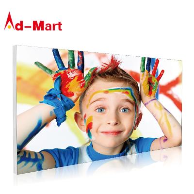 China Advertising clothes shop 2020 newest indoor ultra thin fabric cable banner display frameless frameless advertising light box for sale