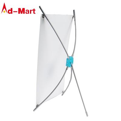 China Light Saving Mini Banner X Stand Fiber X Banner For Advertising Display for sale