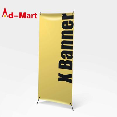 China Wholesale High Quality Polyester X Banner Stand 60*160cm Outdoor Printing Outdoor Iron X Stand for sale