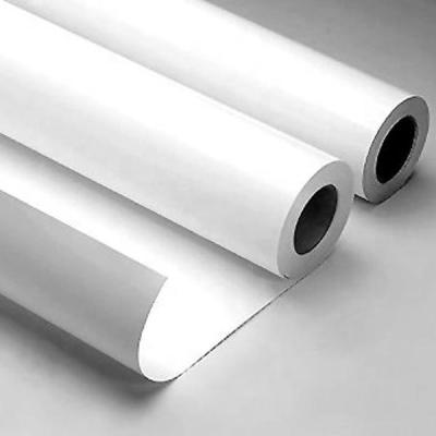 China 115g Surface 115g PVC Cut 8S Self Adhesive Vinyl Window Paper Glossy Film Self Adhesive Outdoor/Indoor Advertising Films for sale