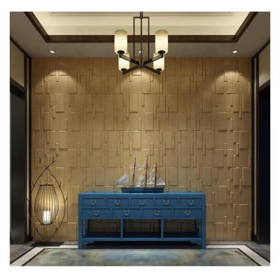 China Easy Installation Creative Outdoor Soft Bed 3d Interior Wall Panels, Waterproof Diffuser 3d PU Leather Wall Panel for sale