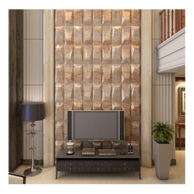 China Home Theater Waterproof Sound Proof Leather Cover Soft Foam Wall Panels,DIY Decor Luxury Diffuser Acoustic 3d Wall Panel for sale