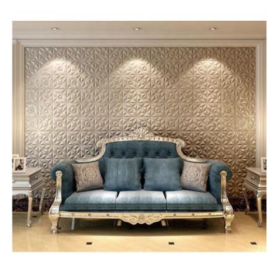 China Light Sound Proof KTV Home Theater 3d Wallpaper Home Decoration, Interior Wall Decoration 3d Luxury Curved Wall Panel for sale