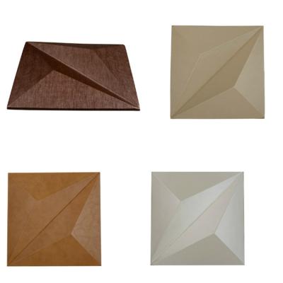 China Modern Multi-colors diy square foam panels for walls, wall panels prices, 3d wall panel home decor for sale